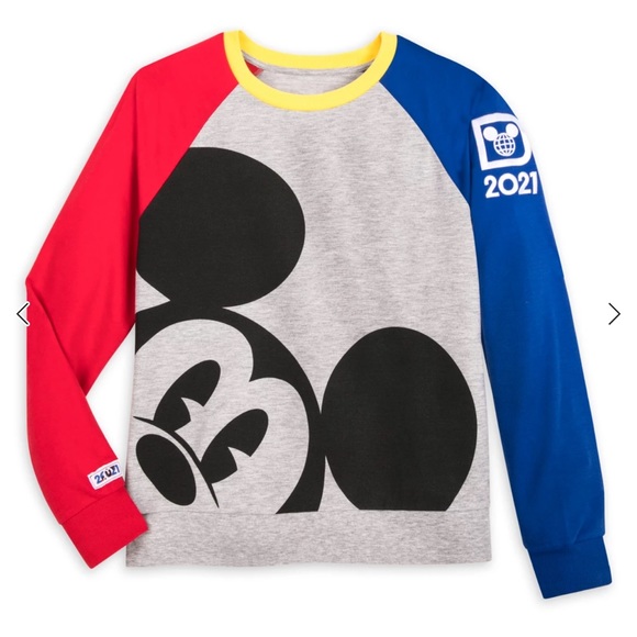 Disney Tops - Mickey Mouse Long Sleeve Pullover Disney World